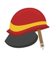 fire helmet vector image