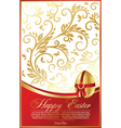 Easter background vector image