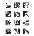 Construction tools and materials Construction tools and materials vector image