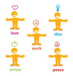 Icons vector image