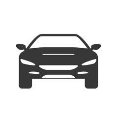 Front modern car icon simple style Royalty Free Vector Image