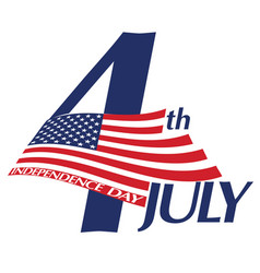 Symbol of july 4 independence day Symbol of july 4 independence day vector image