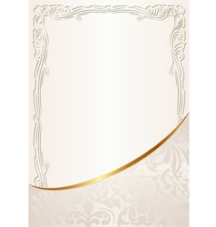Creamy background vector image