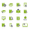 Book Icons vector image