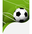 Abstract football background vector image