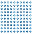 Web icon set vector image