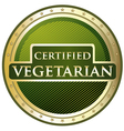 Certified Vegetarian Label vector image