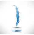 Drawn by hand letter Grunge wave vector image