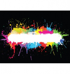 Paint splat vector image