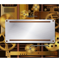 Steampunk style vector image