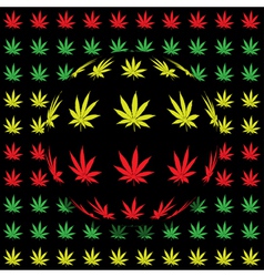 Marijuana background vector image