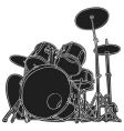 Drums sketch Drums sketch vector image