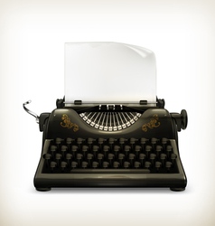 Typewriter vector image