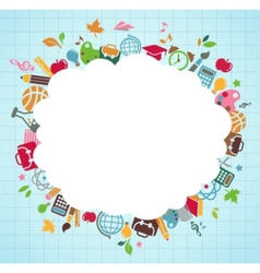 Back to school vector image
