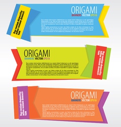 Colorful Banners EPS10 vector image