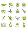School and Education Icons vector image