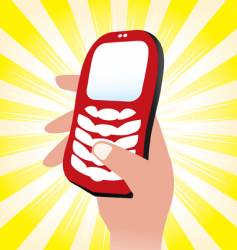 Cellphone icon vector image
