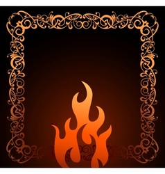 Flame vector image