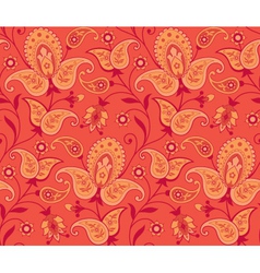 Seamless ornate background vector image