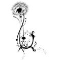 Dandelion vector image