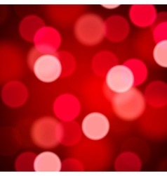 Defocused abstract red background vector image