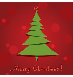 Christmas tree vector image