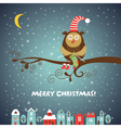 Christmas and New Year card vector image