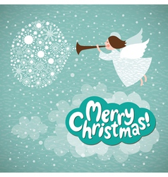 Christmas and New Year card Christmas and New Year card vector image
