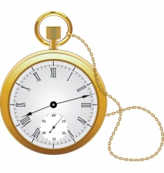 Pocket watch vector image