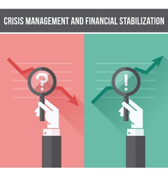 Concept of analyzing business finance vector image