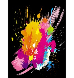 Colorful grunge backgrounds vector image
