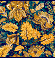 Colorful seamless pattern floral background vector image