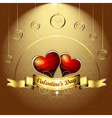 Valentines design vector image