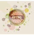 Abstract creative retro labels background vector image