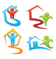 Property development and real estate symbols vector image
