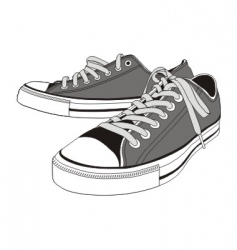 Sneakers shoes Sneakers shoes vector image