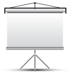 Projector screen vector image