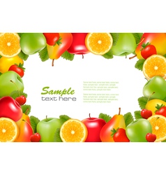 Nature background vector image