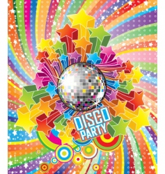 Disco party vector image
