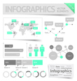 Infographic design elements vector image