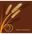 Wheat ears vector image