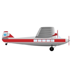 Passenger airplane vector image