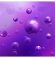 Molecules background vector image