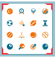 Sport icons vector image