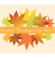 Fall leaves vector image
