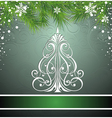 Christmas card vector image