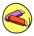 USB Flash Drives on Round Yellow Background vector image
