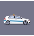 Police car vector image
