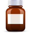Pills bottle vector image