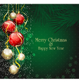 Christmas festive background vector image